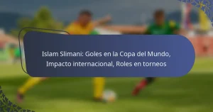 Islam Slimani: Goles en la Copa del Mundo, Impacto internacional, Roles en torneos